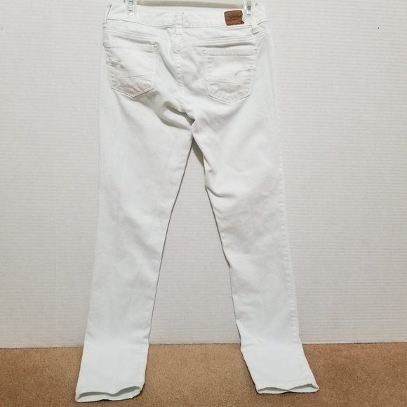 American Eagle jeans 0 Skinny colored denim stretch low rise waist - Picture 2 of 16